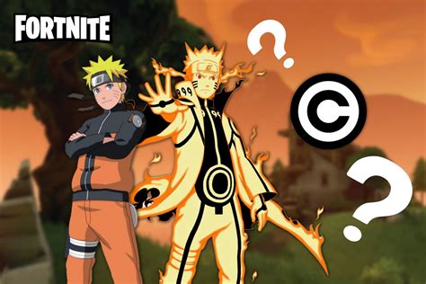Did Fortnite get copyrights permission to add Naruto in the game? gambar png