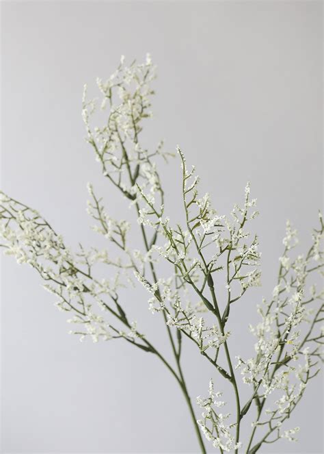 White Caspia Flower Spray Holiday Silk Flowers Afloral In 2021