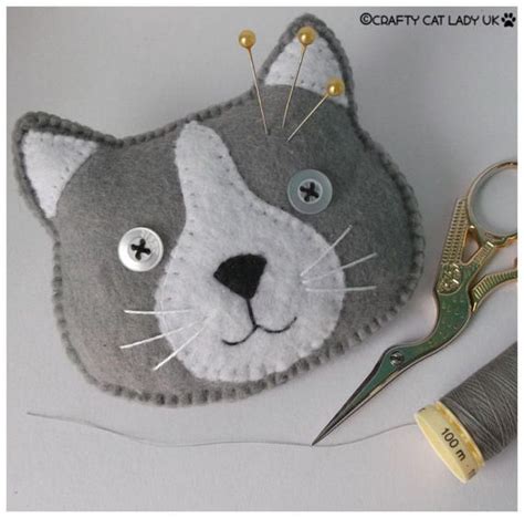 Cat Pin Cushion Novelty Pin Cushion Cat Themed Cat Lady Cat Ts