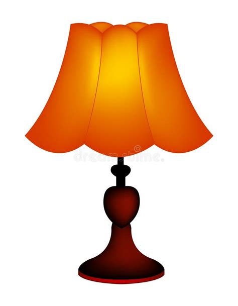 Table Lamp Lampshade Stock Vector Illustration Of Bedroom 50725963