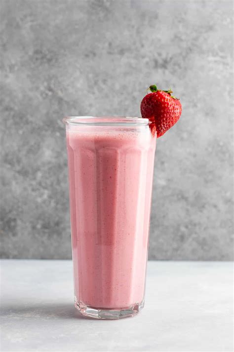 Easy Strawberry Smoothie Recipe Build Your Bite