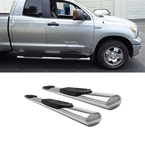 Carepair Oval Chrome Stainless Steel Side Step Rails Nerf Bar Running Boards Fit