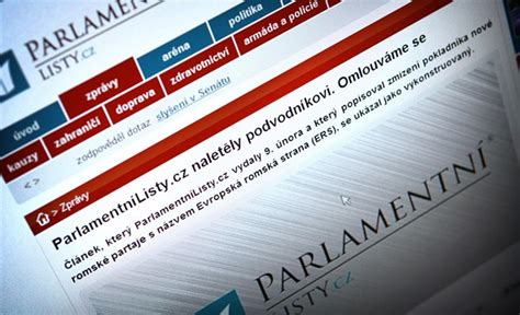 Nikdo nám neříká,co máme psát. zpravodajský server se zaměřením na tuzemskou politiku, v němž se ale často objevují komentáře a články, které souzní s vladimirem putinem. Parlamentní listy se omluvily za lživou zprávu o Romech ...