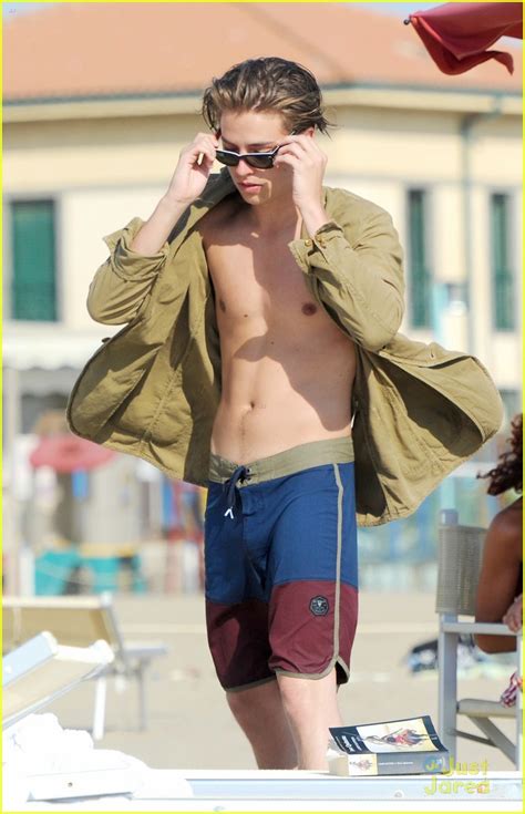 Cole Dylan Sprouse Hit The Beach During Italian Vacation Photo Photo Gallery Just