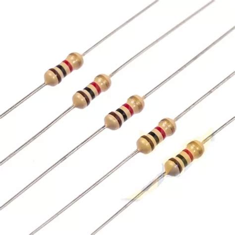 Resistor 1k Para Ligar Led Em 12v Pacote 100 Unidades Mercadolivre