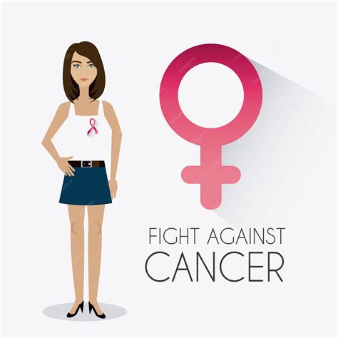 premium vector fight against breast cancer campaign