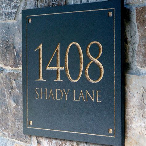 Address Plaques For Homes Homesfeed