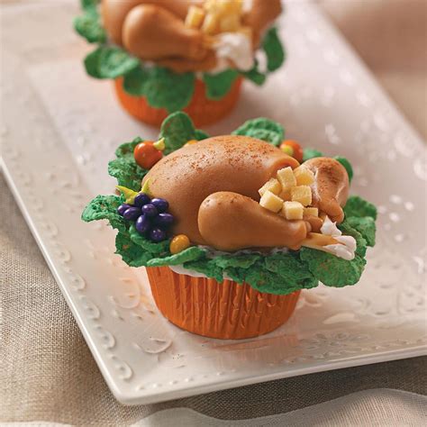 Turkey Dinner Cupcakes Recipe How To Make It