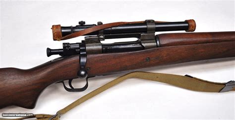 Unissued Ww2 Us Remington 03 A4 30 06 Sniper Rifle All Original Non