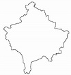 Blog de Geografia: Blank Map of Kosovo, Outline Map of Kosovo