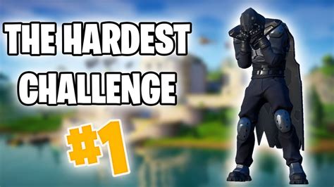 The Hardest Fortnite Challenge Ever Youtube