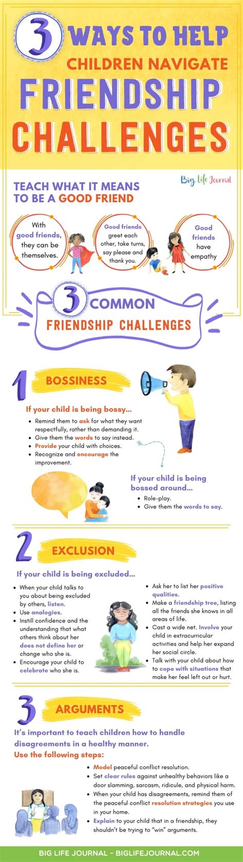 3 Ways To Help Children Navigate Friendship Challenges Life Journal