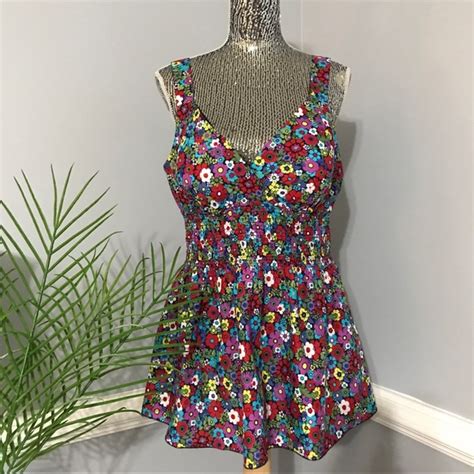 51 Off Cato Tops Cato Floral Baby Doll Halter Top With Padded Bust