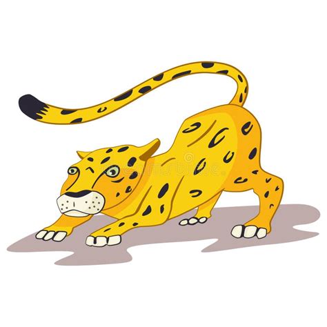 Jaguar Vector Cartoon Illustration Stock Vector Illustration Of