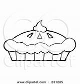 Pie Coloring Pumpkin Whipped Cream Outline Clipart Fresh Illustration Royalty Toon Hit Rf 2021 sketch template