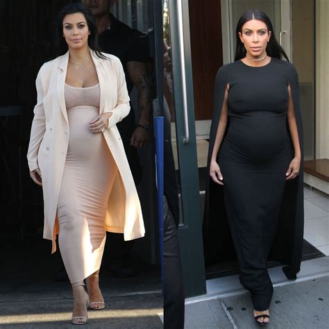 Kim Kardashian Wests Sleek Maternity Uniform Vogue