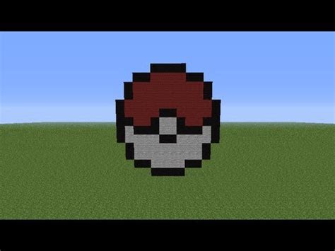 Subscribe to the channel and confirm your subscription, tell your. Minecraft - Pokemon ball, Pixel art  SpeedBuild  - YouTube