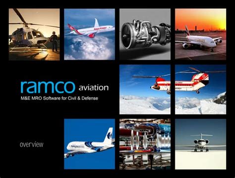 Ramco Aviation Mande Mro Software For Civil And Defense Ppt