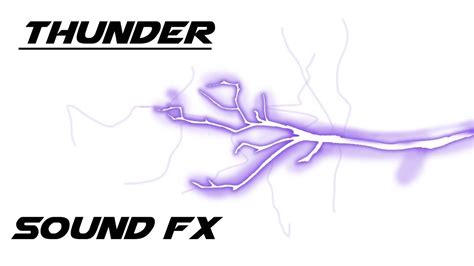 Thunder Sound Effect Lightning Sfx Hd Sfx Youtube