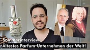 Interview: Johann Maria Farina – Farina 1709 Eau de Cologne - YouTube
