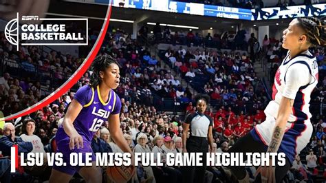 Down To The Wire 🔥 Lsu Tigers Vs Ole Miss Rebels Full Game Highlights Espn College