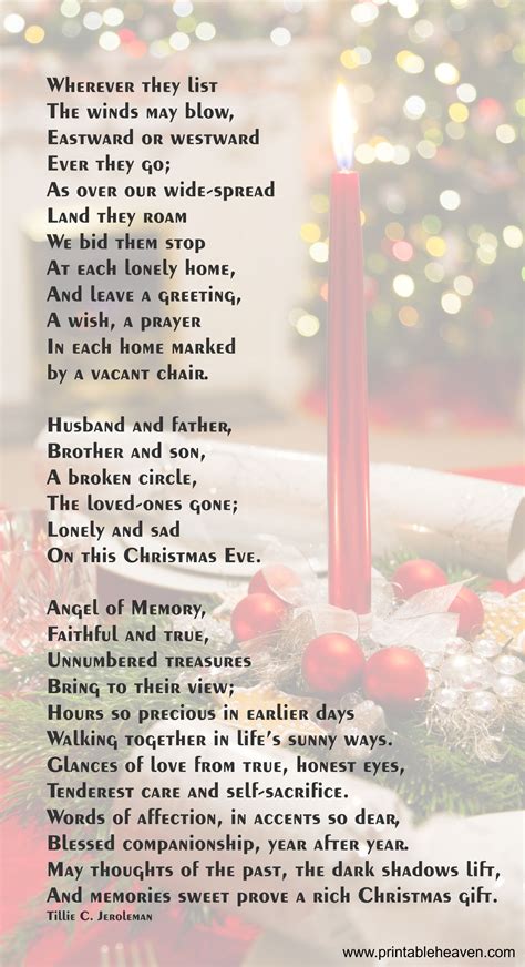Lovely Poem For Those In The Armed Forces At Christmas