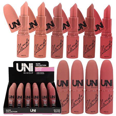 Uni Makeup Batom Bala Nude Collection Ba Ds Und