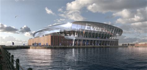 Standing up for the toffees. 10 design features of Everton FC's new stadium at Bramley ...