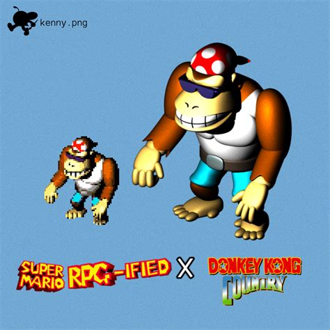 Super Mario Rpg Ified Funky Kong By Kennydotpng On Newgrounds