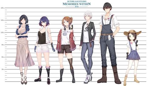 Drawing Anime Height Chart A Height Chart Is A Reference Sheet That