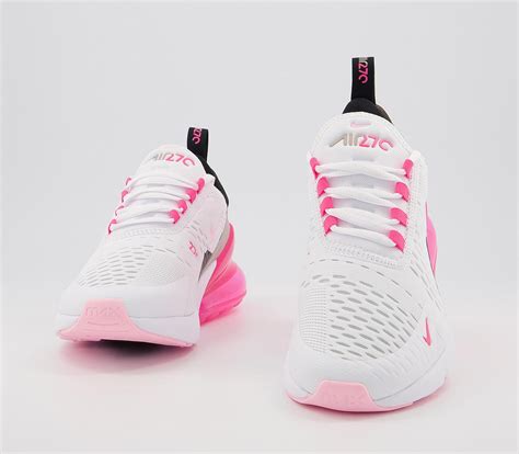 Nike Air Max 270 Trainers White Artic Punch Hyper Pink Black Hers