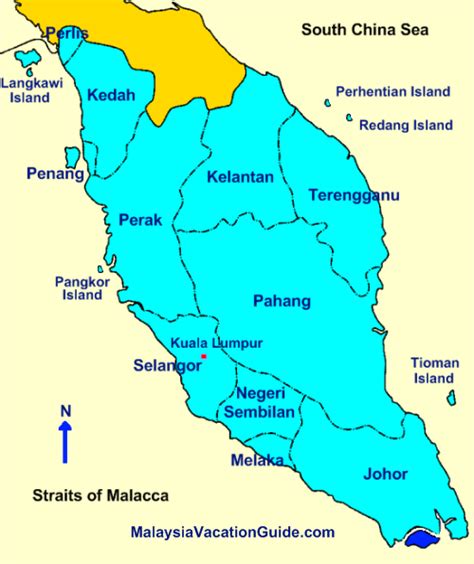 Malaysia is a country in southeast asia , located partly on a peninsula of the asian mainland and partly on the northern third of the island of borneo. Malaysia Map