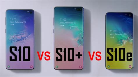 Samsung Galaxy S10e Vs S10 Vs S10 Plus Which One Should You Buy Youtube