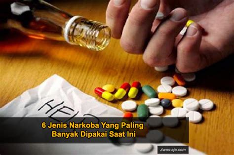 6 Jenis Narkoba Yang Paling Banyak Dipakai Di Indonesia Serta Dampaknya