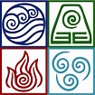 "Four Elements Symbol Avatar" Metal Prints by Daljo | Redbubble