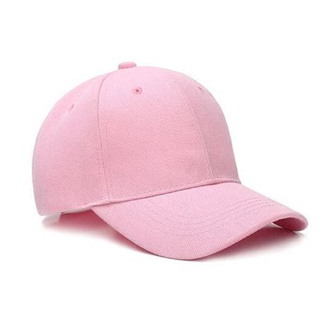 Wholesale Unisex Plain Baseball Cap Solid Color Hat Adjustable Wool