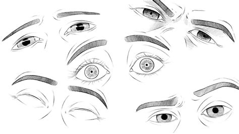 How To Draw Expressive Eyes Youtube