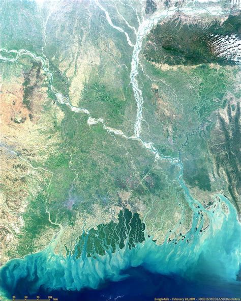 Satellite Map Bangladesh