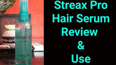 Hair serum forms a thin protective layer on the hair strands. STREAX PRO HAIR SERUM REVIEW AND USE !! - YouTube