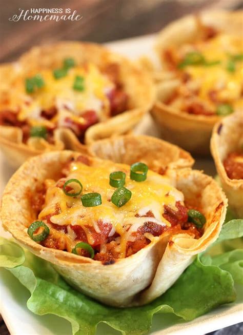 Easy Dinner Recipes 30 Minute Taco Cups Happiness Is Homemade