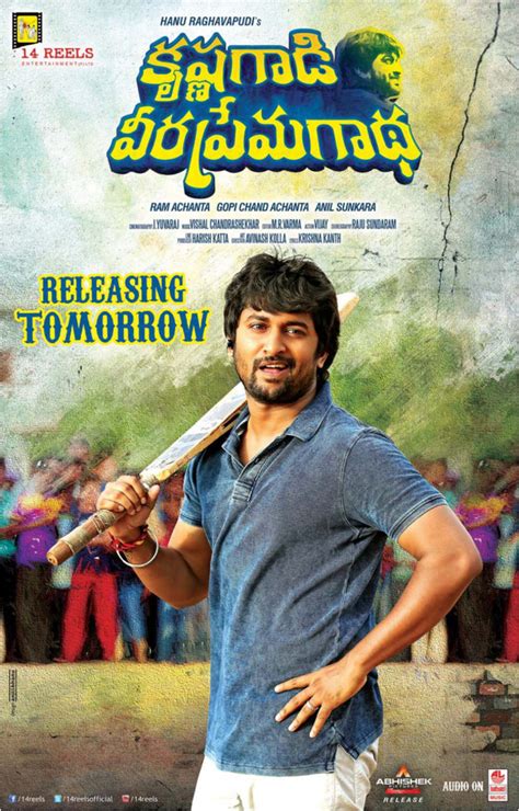 Nani's natural performance, breezy first half and good twists are huge assets. Krishna Gadi Veera Prema Gadha Movie Release Posters | New ...