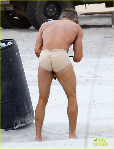 Zac Efron Runs Around Shirtless Nearly Naked In These 23691 The Best