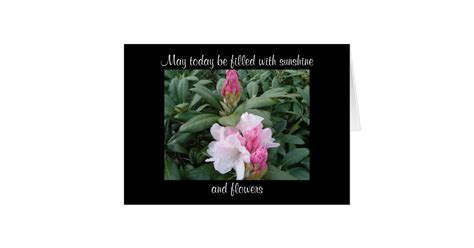 Beautiful Blooms Encouragement Flowers Card Zazzle