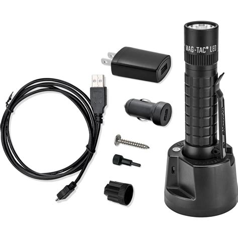 Maglite Mag Tac Led Rechargeable Flashlight System Midwest Public
