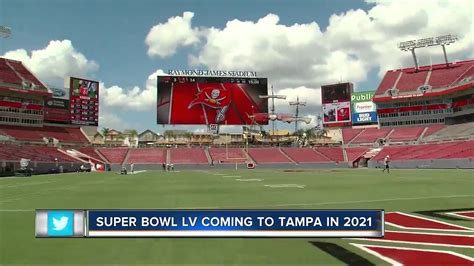 2021 super bowl lv live update, score, tv. Super Bowl LV coming to Tampa in 2021 - YouTube