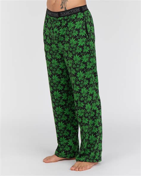 Shop Sanction Buddy Pyjama Pants In Green Fast Shipping And Easy Returns City Beach Australia