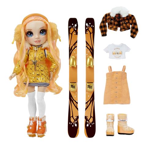 Rainbow High Winter Break Poppy Rowan Fashion Doll Playset with 2
