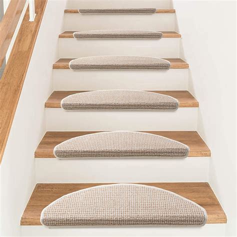 Comme Rug Non Slip Stair Treads Bullnose Carpet Stair Runners For