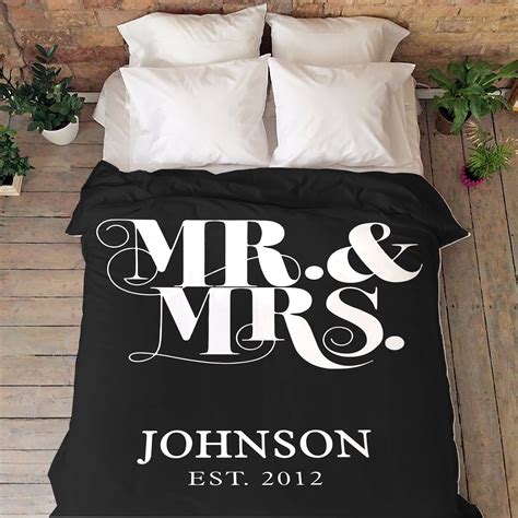 Personalized Couple Blanket The Best Wedding T Celebrity Pair