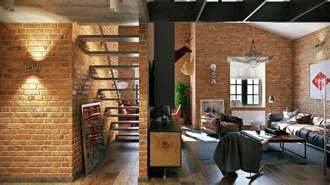 Attractive Loft Apartment With An Interior Design Made By Paul Vetrov